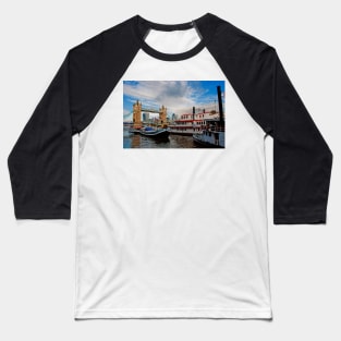 Tower Bridge River Thames London Baseball T-Shirt